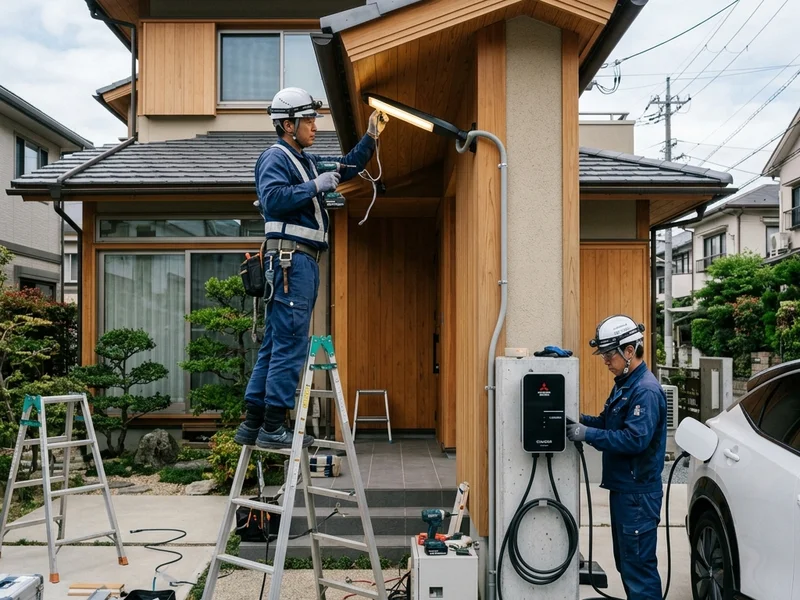 札幌近郊のLED照明・省エネ・EV充電設備の施工事例