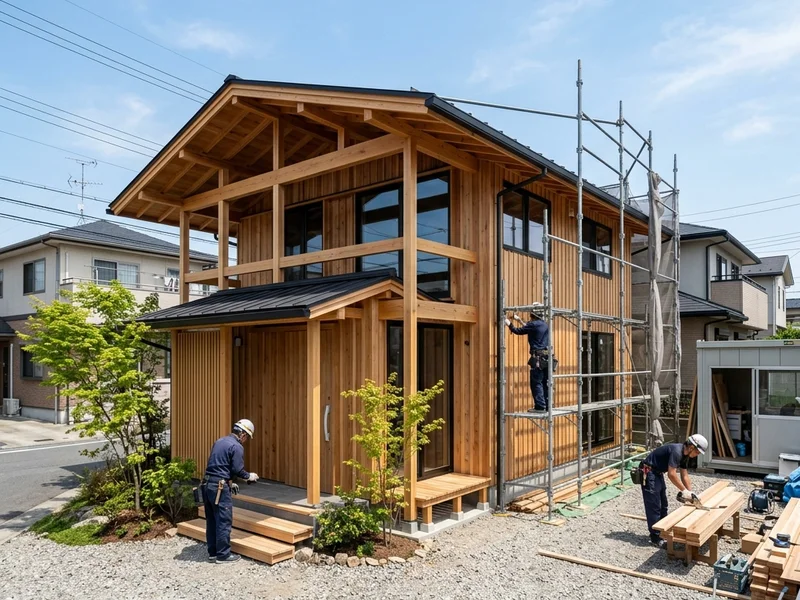 札幌近郊の新築木造住宅の施工事例