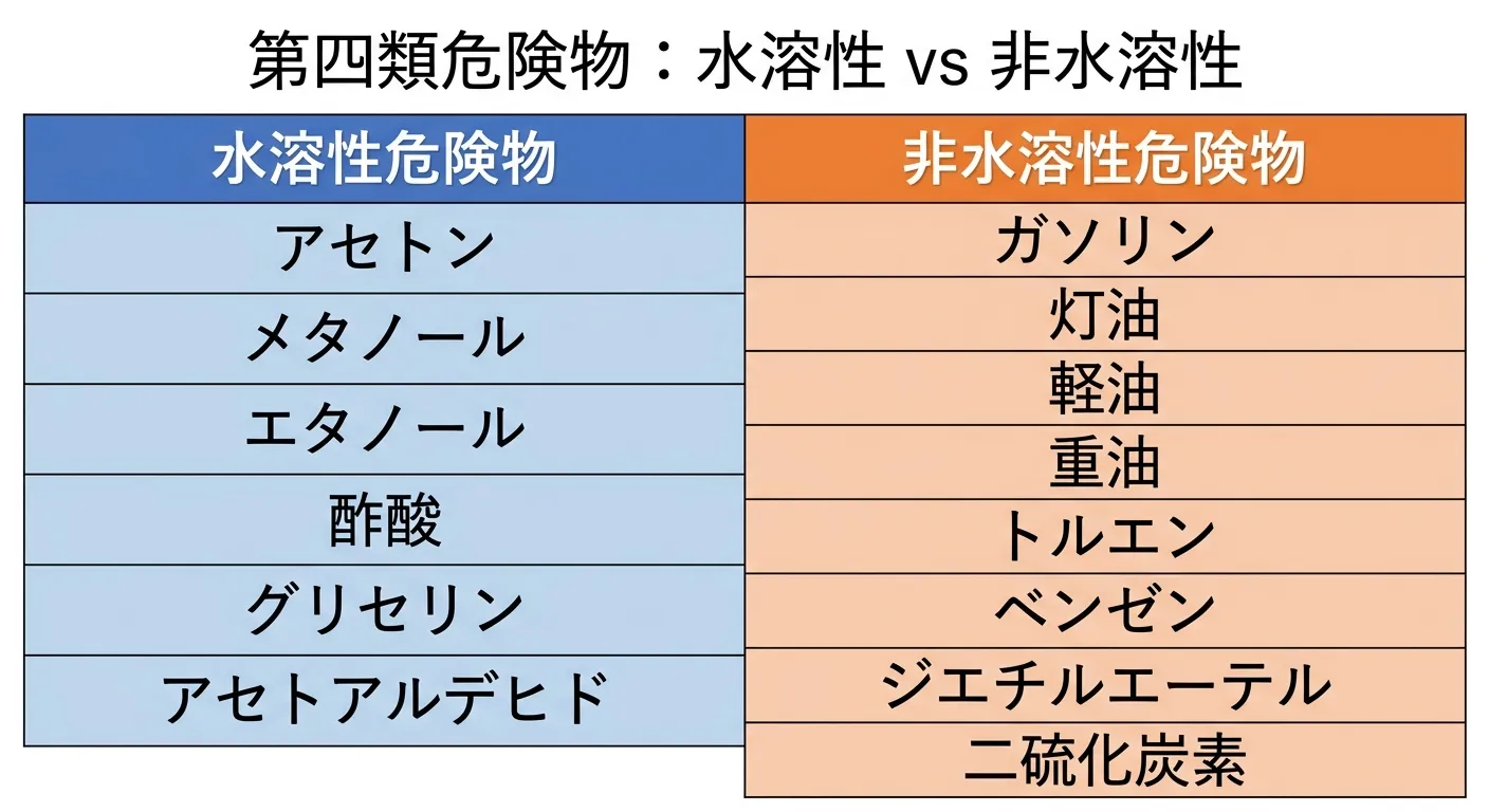 危険物取扱者乙種第4類試験 図解