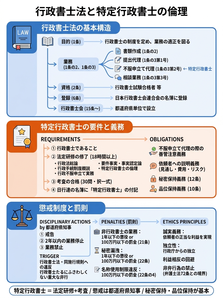 特定行政書士試験 図解